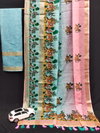 MG 364 Gold Linen Non Catalog Printed Sarees Wholesale Market In Surat